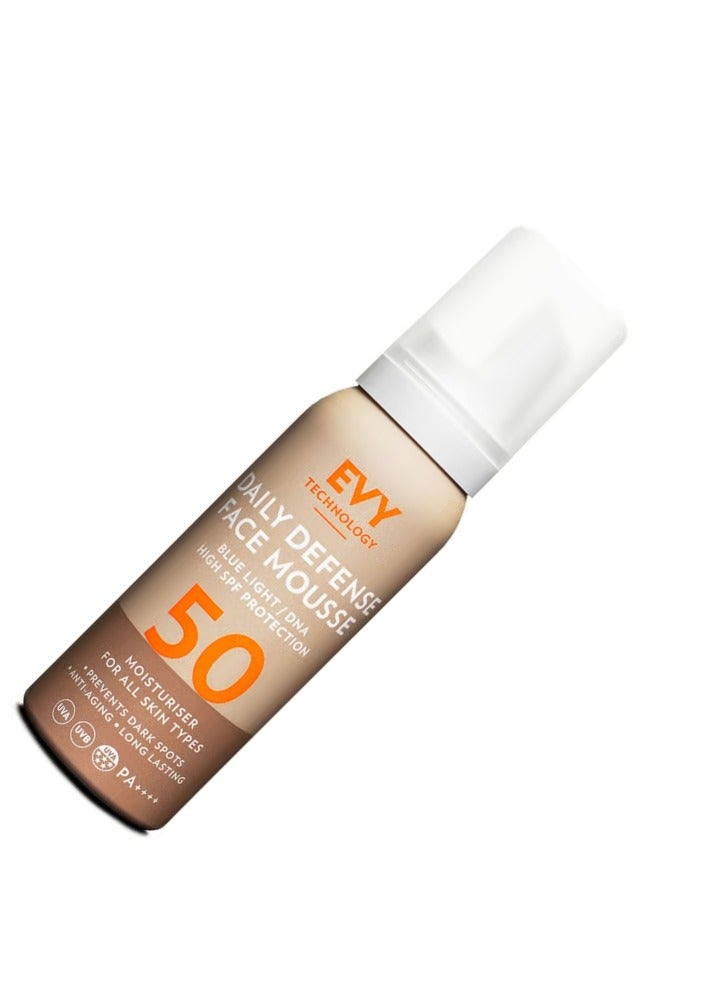 EVY Technology Daily Defense Face Mousse SPF50 - Image 3