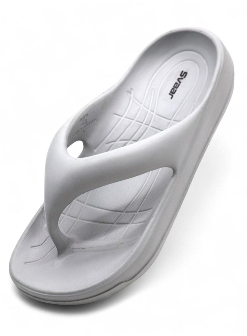 SVAAR Soft EVA Slippers for Men | Stylish Anti-Skid Flip-Flops with Arch Support & Bouncy Sole | Lightweight Indoor Outdoor Comfort - Image 1