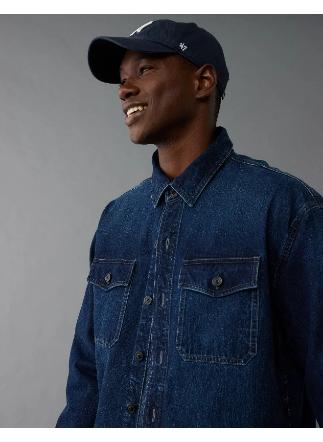 امريكان ايجل AE Denim Overshirt Jacket