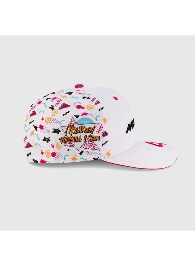 McLaren McLaren F1 Team Miami - themed No. 4 Stylish Printed Baseball Cap  - Image 5