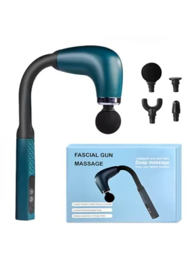 Portable Massage Gun with 4 Heads, 3 Modes, 6 Speeds and Extended Handle, Upgraded Back, Neck, Shoulder and Full Body Massager - Image 4