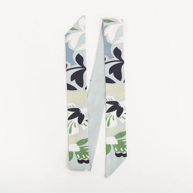 كاربيزا Women's Scarf Foulard Powder Blue Multicolour