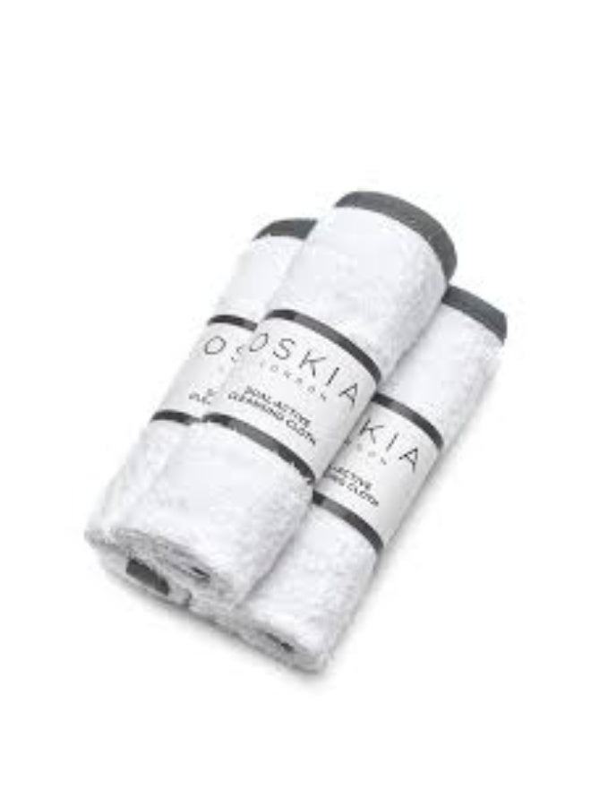Oskia Dual Active Cleansing Cloths 3 piece - Image 1