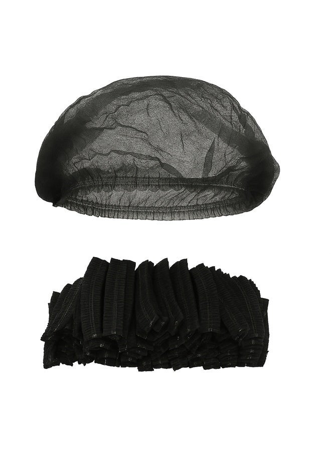 قبعة شعر بوفانت - عبوة سوداء للاستخدام مرة واحدة تحتوي على 100 قطعة - Image 1