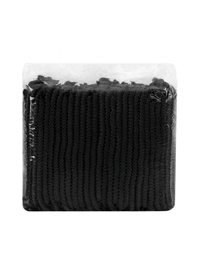 قبعة شعر بوفانت - عبوة سوداء للاستخدام مرة واحدة تحتوي على 100 قطعة - Image 2