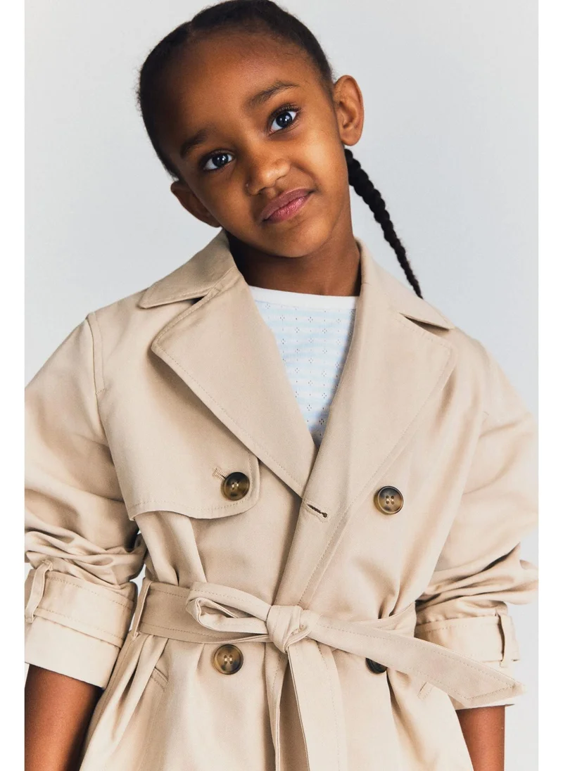 H&M Double-breasted trench coat