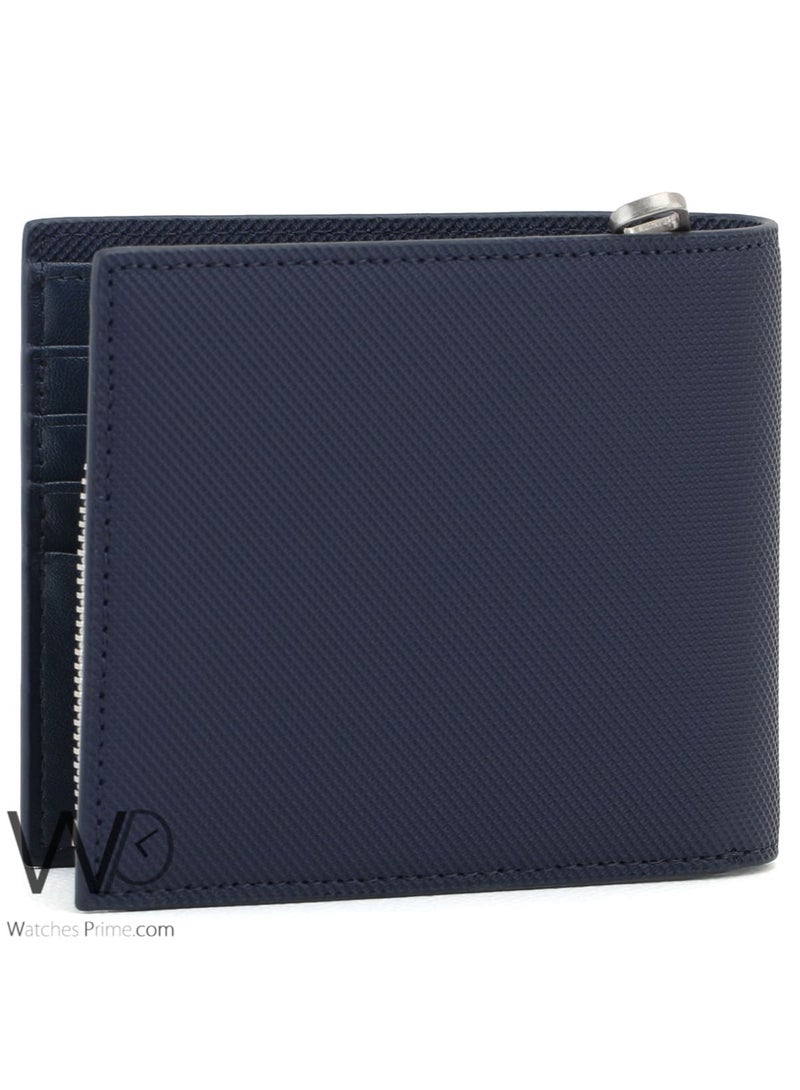 LACOSTE Men's Blue Lacoste Zipper Coin Wallet - Image 2