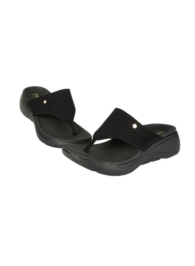 Michelle Morgan 092-2639 Michelle Morgan Ladies Casual Sandals Black 214RJ531  - Image 2