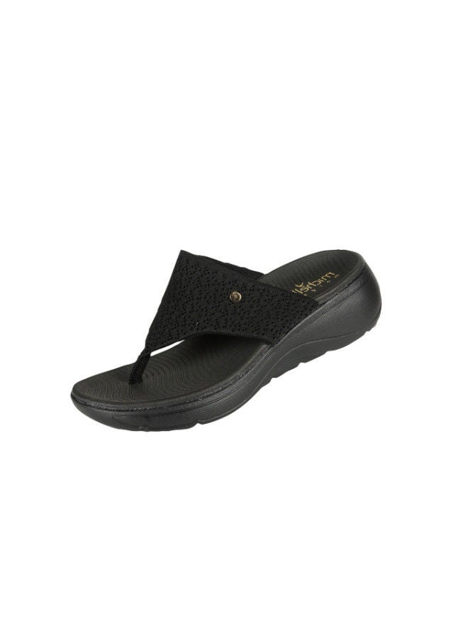 Michelle Morgan 092-2639 Michelle Morgan Ladies Casual Sandals Black 214RJ531  - Image 3