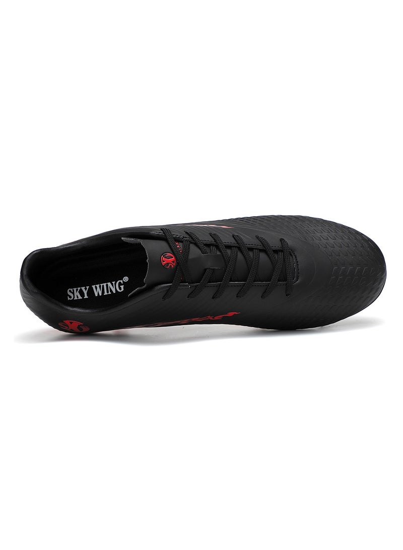 جناح السماء أحذية كرة قدم خفيفة الوزن ومتينة للرجال والنساء بنعل FG مع مسامير ذات قبضة ممتازة أحذية رياضية أحذية كرة قدم خارجية - Image 5