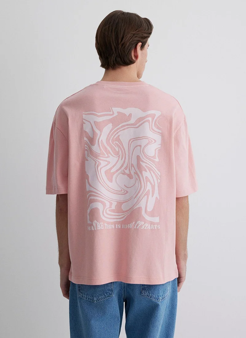 MAVI Printed Pink T-Shirt