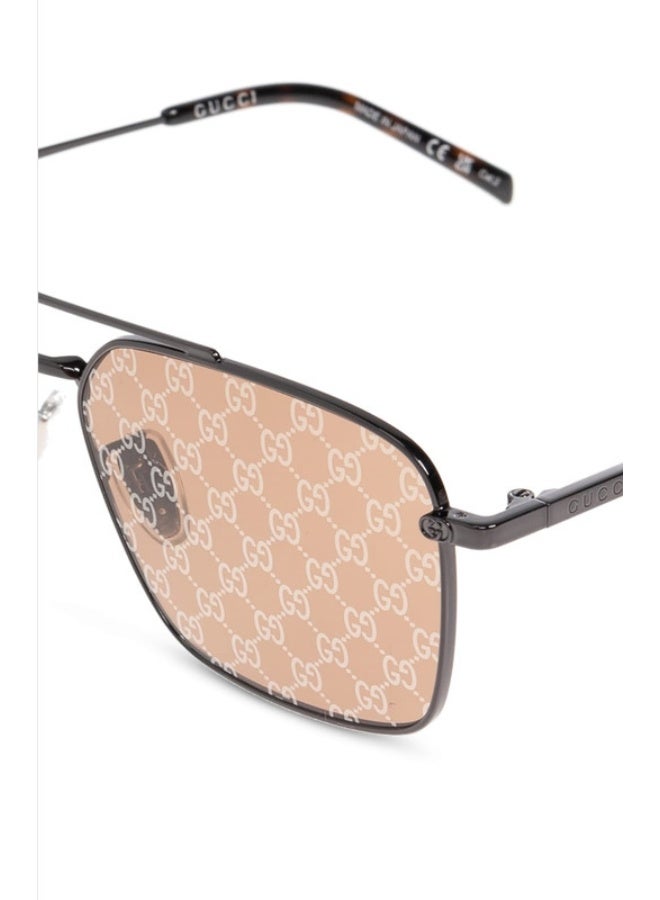 GUCCI نظارات شمسية مستطيلة إصدار أوريّا الخاص GG1957SA 005 مقاس 58 - Image 2