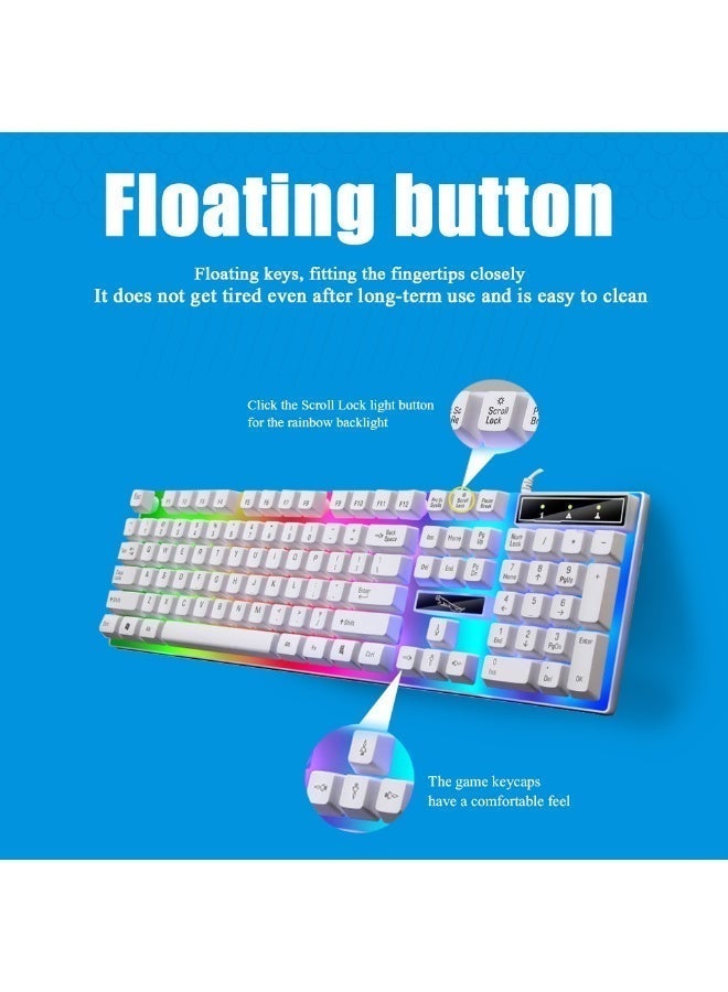 G21 RGB Backlit Gaming Keyboard and Mouse Combo Ergonomic Design for PC and Laptop Gamers Daily Use - Image 3