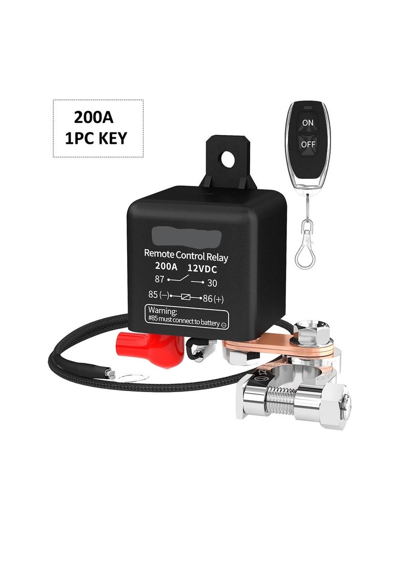 AROAQ Portable Remote Battery Disconnect Switch, Upgraded Battery Disconnect Switch, Anti Theft  - Image 1