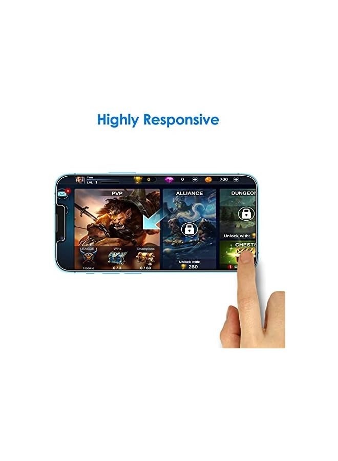 جي تيك واقي شاشة JETech متوافق مع iPhone 13 Pro Max مقاس 6.7 بوصة، طبقة من الزجاج المقوى، 3 عبوات - Image 5