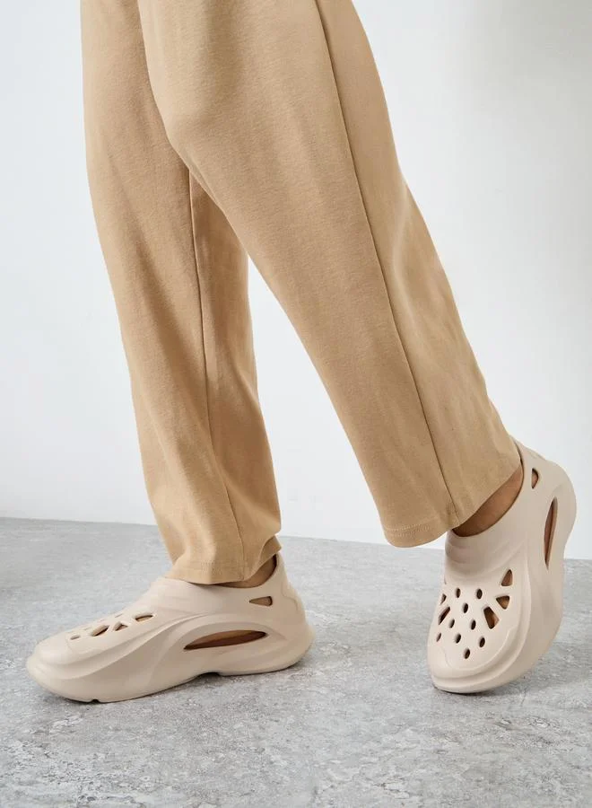 Styli Plain Slip-On Cut Out Clogs