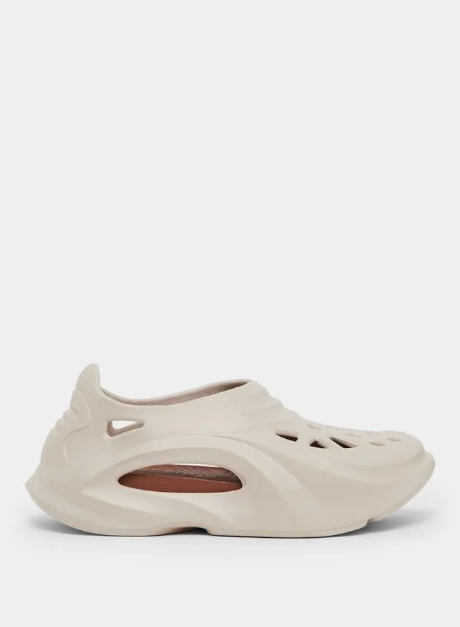 Styli Plain Slip-On Cut Out Clogs