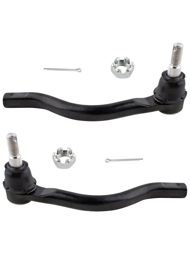 Boxi 2pcs Front Outer Tie Rods Fit for Nissan Maxima 2009-2013 2014 2015 2016 2017 2018/Altima 2007 2008 2009 2010 2011 2012 2013 2014 2015/Murano 2009 2010 2011 2012 (FWD Only) | ES800357 ES800358 - Image 1