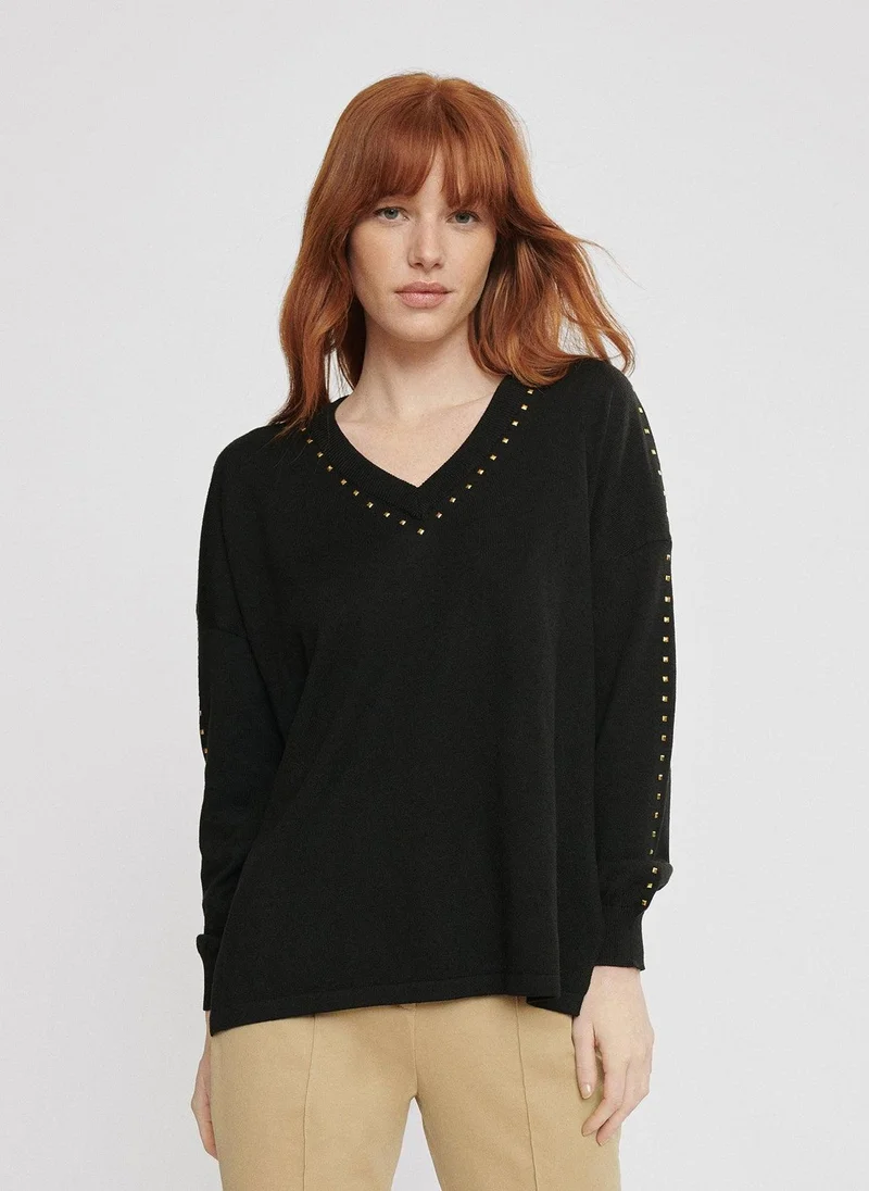 Lola Casademunt Studded sweater