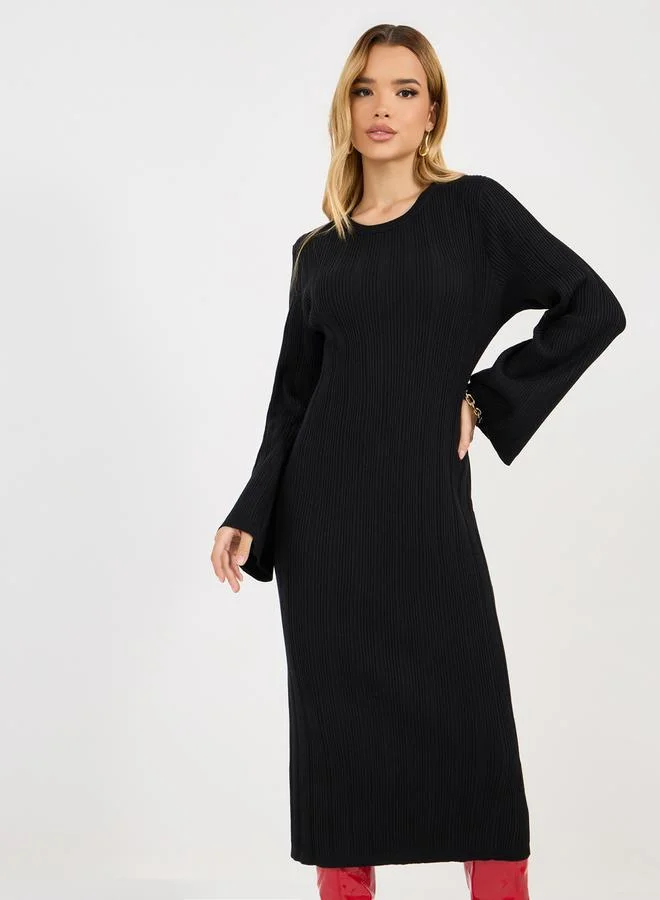 Styli Ribbed Knit Dress