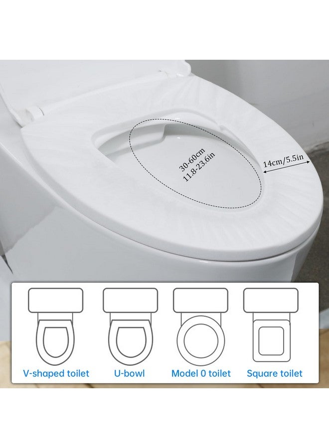 Sliverdew 10 Pack Disposable Toilet Seat Covers for Travel Toilet Seat Mat Portable Disposable Toilet Seat Covers for Outing Hotel Hospital Public Toilet (Individual Package) - Image 3
