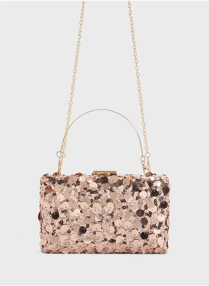Ella Limited Edition Sequined Clutch Bag
