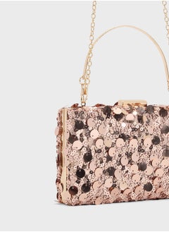Ella Limited Edition Sequined Clutch Bag  - Image 4