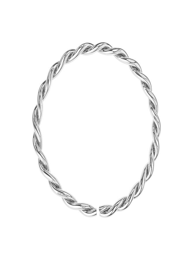 HighSpark 925 Silver Nose Ring | No Piercing Required | 92.5 Sterling Silver & Textured Classic Nose Ring for Women & Girls - Image 1