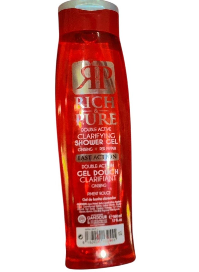 Rich & Pure Double Active Clarifying Shower Gel