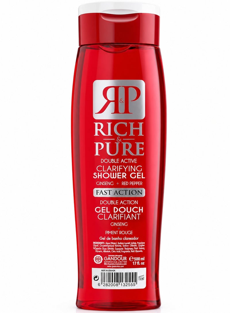Rich & Pure Double Active Clarifying Shower Gel - Image 1