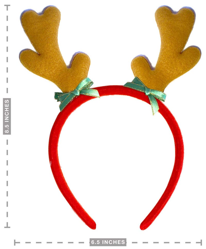 OLYPHAN Headbands for Christmas - Women - Reindeer Antler & Santa Hat Headband Hats - Kids & Adults - Image 5