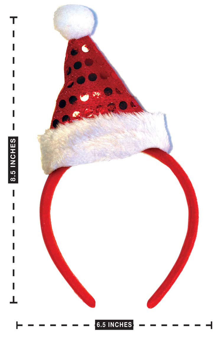 OLYPHAN Headbands for Christmas - Women - Reindeer Antler & Santa Hat Headband Hats - Kids & Adults - Image 4