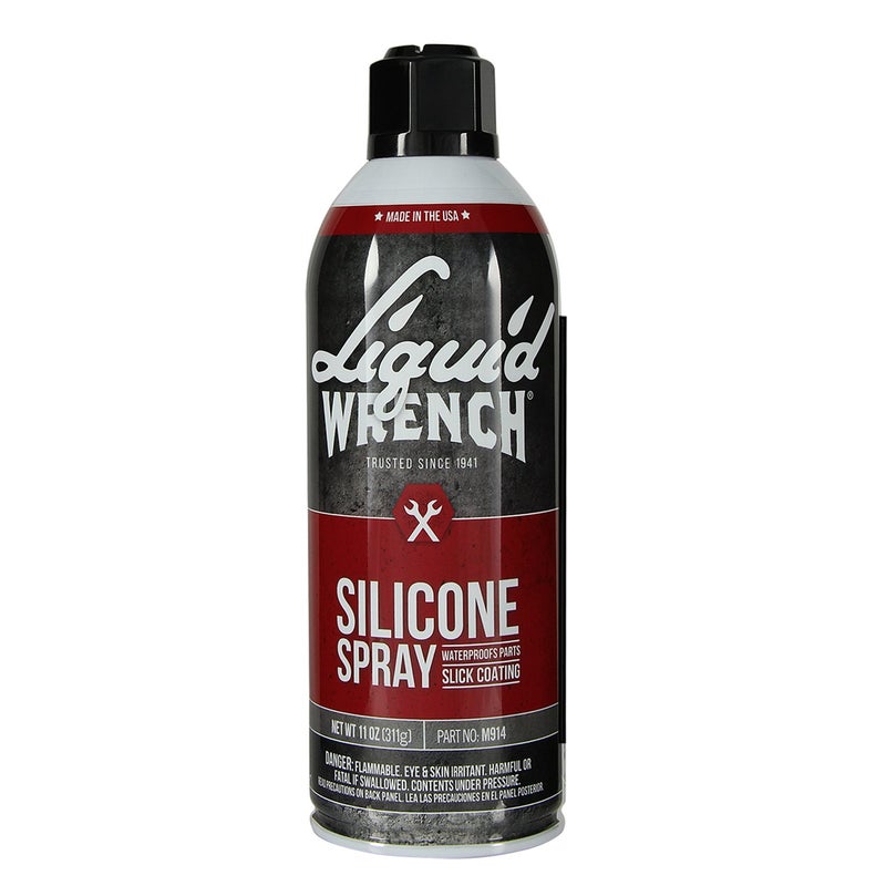 Liquid Wrench M914 Silicone Spray - 11 oz (Package may vary), Black Wrought Iron