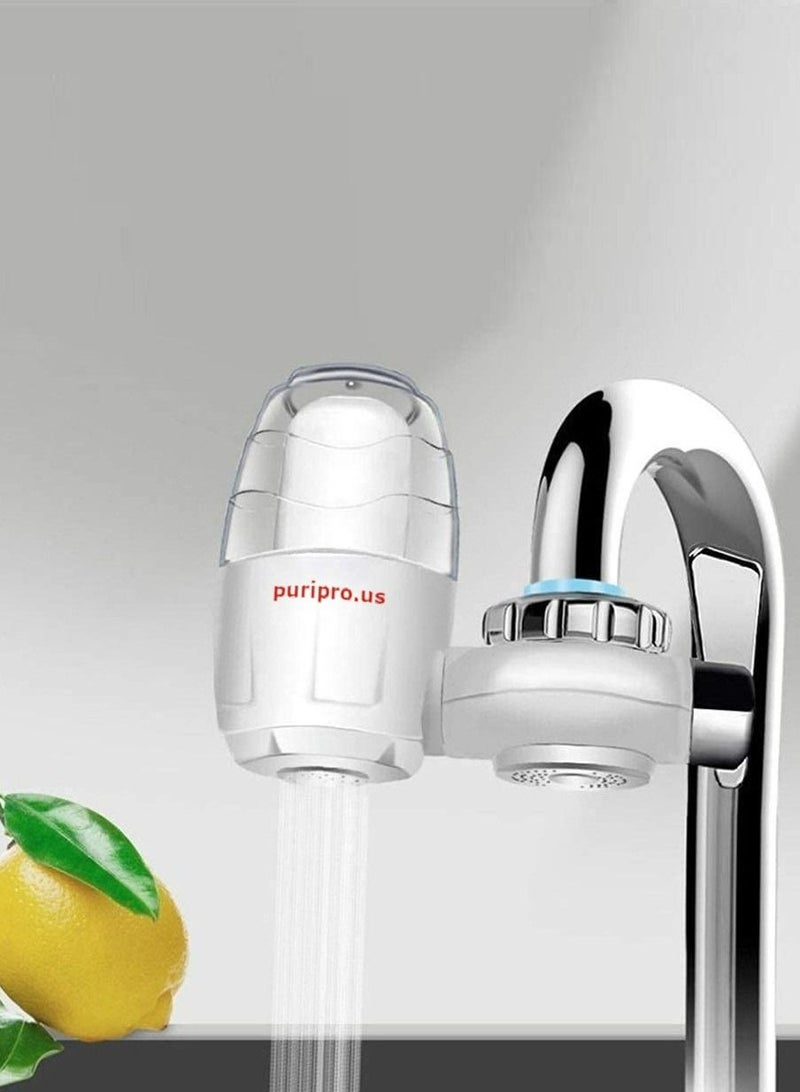 بيرويبرو Puri Cermic Faucet Filter Multi-Stage Advanced Faucet Water Filter System Removes Chlorine, Sediment, Chemicals Suitable For Kitchen and Bathroom - Image 3
