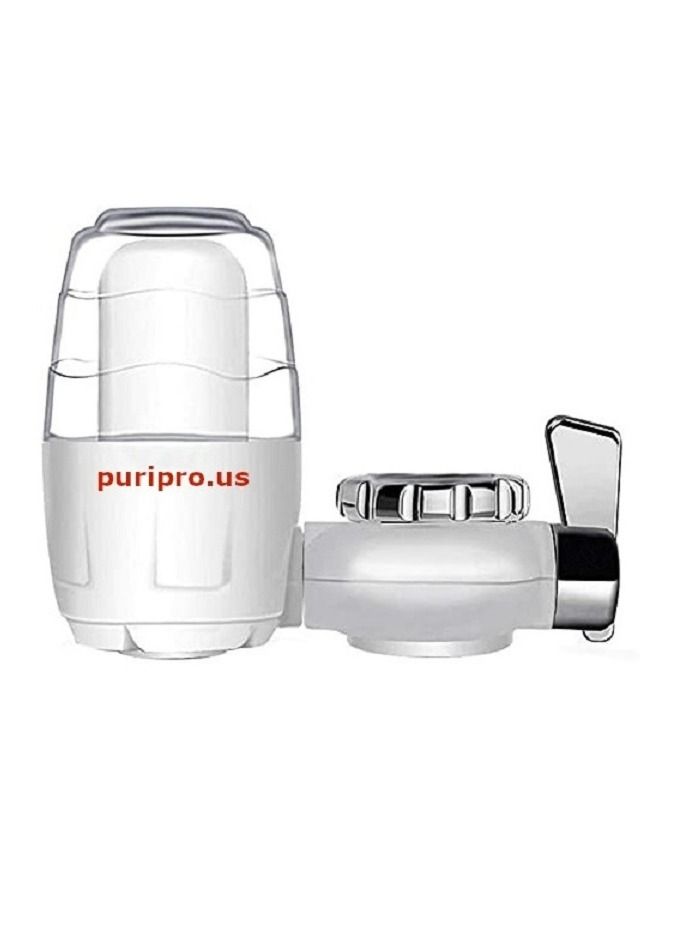 بيرويبرو Puri Cermic Faucet Filter Multi-Stage Advanced Faucet Water Filter System Removes Chlorine, Sediment, Chemicals Suitable For Kitchen and Bathroom - Image 1