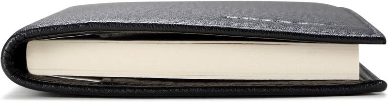 HISCOW Supple Leather Checkbook Cover with Free Divider - Italian Calfskin - Image 5