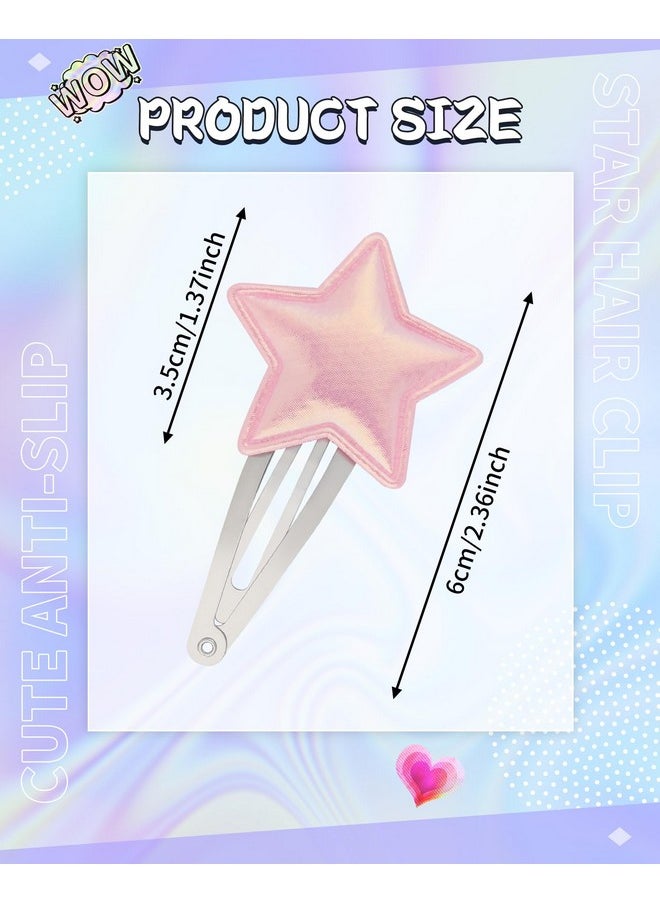 HAIMEIKANG HAIMEIKANG Fluffy Star Hair Clips - Cute Non-Slip Y2k Accessories for Girls and Women  - Image 5