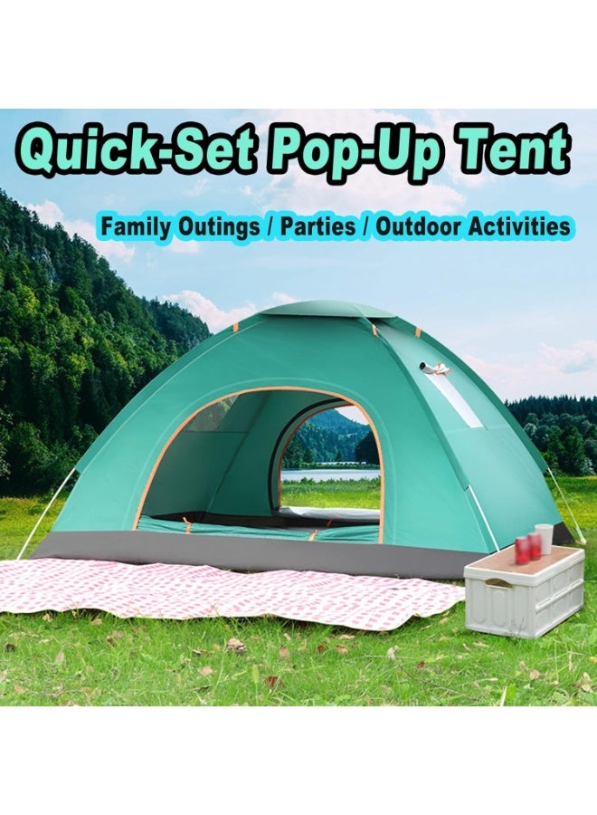 Arabest Pop-Up Camping Tent – 3-Second Setup, Double Doors, Waterproof & UV Resistant, 2-3 Person - Image 5