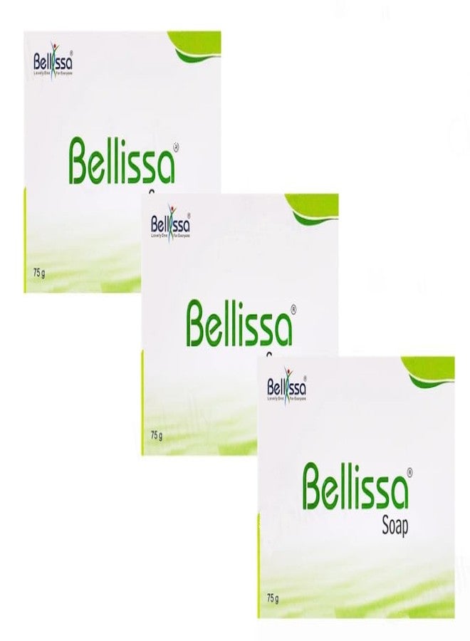 New Belli ssa Soap - 75 gm, Pack Of 3 - Image 1