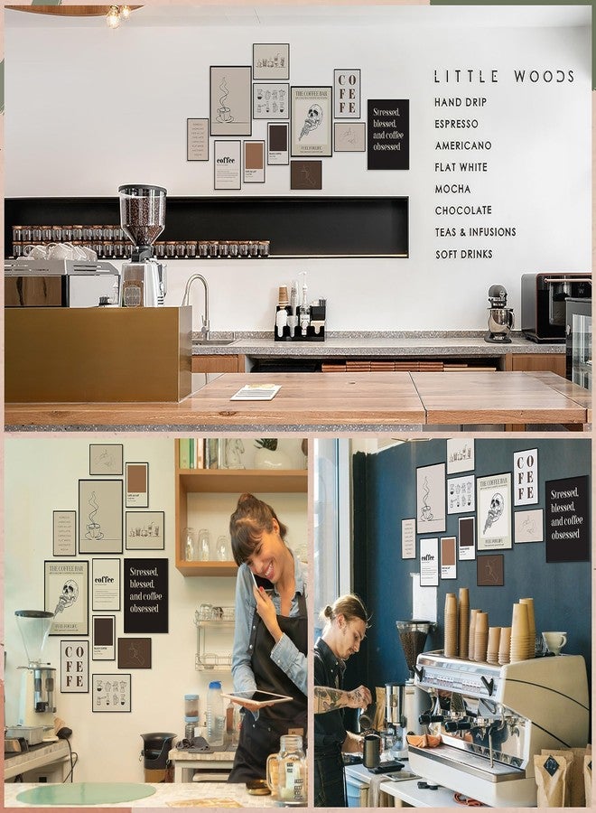 97 Decor Coffee Bar Decor - Coffee Wall Art Prints for Bar Cart Accessories, Vintage Cafe Pictures for Kitchen, Cafe Shop Decorations (8x10 UNFRAMED) - Image 4