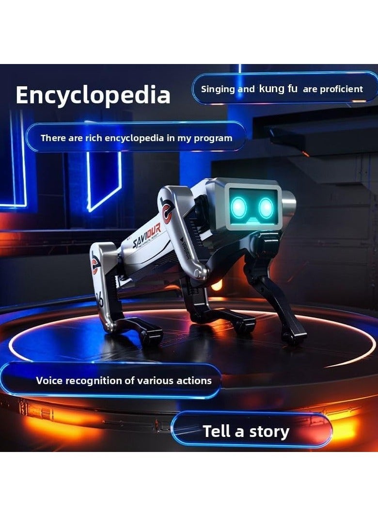 كلب روبوتي ذكي مع أوامر صوتية: برمجة عبر التطبيق، والرقص، والمشي، والأوضاع التفاعلية للأطفال - Image 5