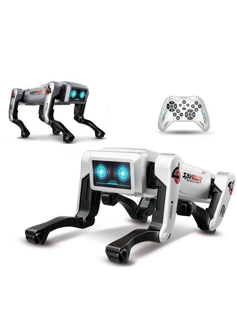 كلب روبوتي ذكي مع أوامر صوتية: برمجة عبر التطبيق، والرقص، والمشي، والأوضاع التفاعلية للأطفال - Image 1