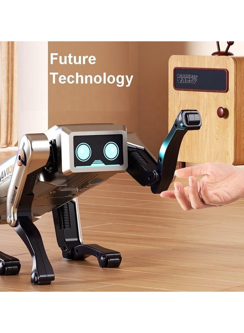 كلب روبوتي ذكي مع أوامر صوتية: برمجة عبر التطبيق، والرقص، والمشي، والأوضاع التفاعلية للأطفال - Image 4