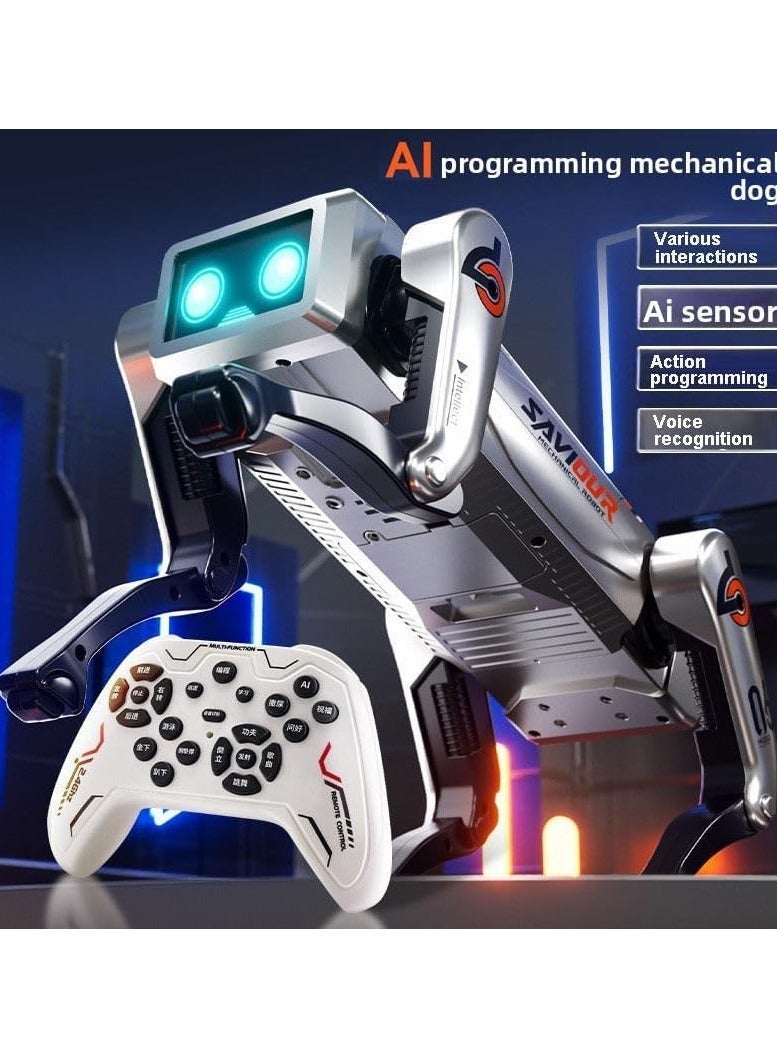 كلب روبوتي ذكي مع أوامر صوتية: برمجة عبر التطبيق، والرقص، والمشي، والأوضاع التفاعلية للأطفال - Image 2
