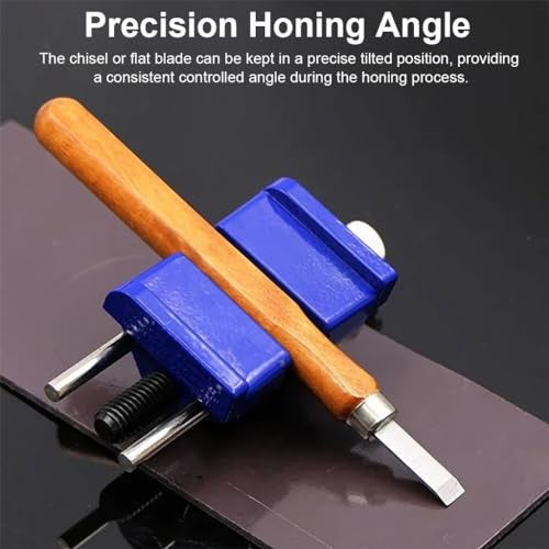 Serplex® Honing Guide Sharpening Jig for Chisel Adjustable Clamping Range 0-55mm Honing Guide for Chisel Planer Honing Guides for Chisels and Planes, Chisel Sharpening Jig for Wood Work - Image 3