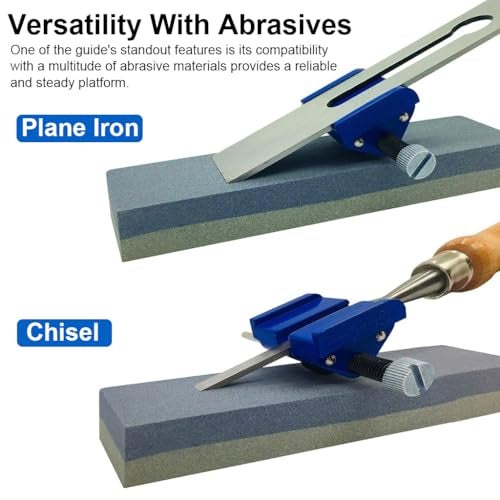 Serplex® Honing Guide Sharpening Jig for Chisel Adjustable Clamping Range 0-55mm Honing Guide for Chisel Planer Honing Guides for Chisels and Planes, Chisel Sharpening Jig for Wood Work - Image 4