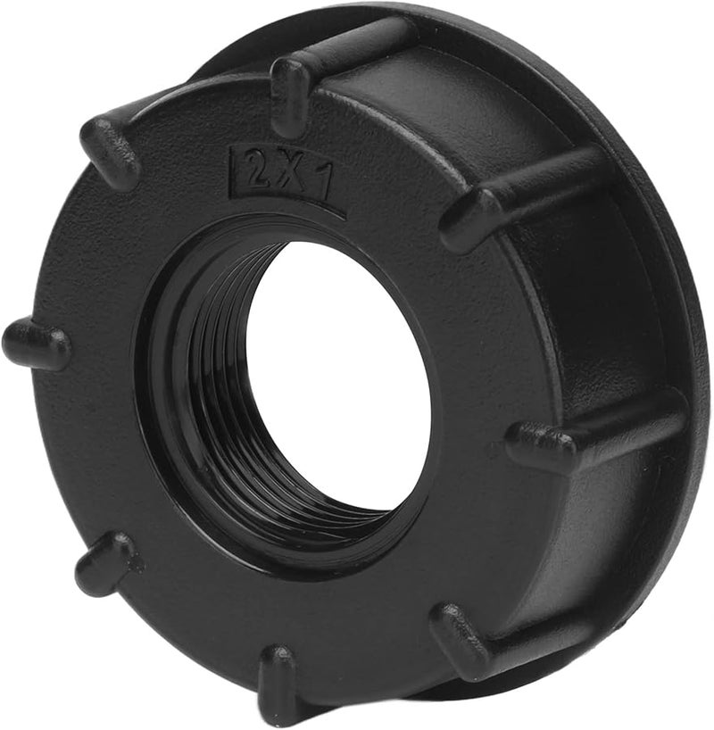 3 قطع من موصل IBC البلاستيكي بقطر داخلي 60 مم مع محول خرطوم بفتحة G1 ذات خيوط خشنة - Image 5