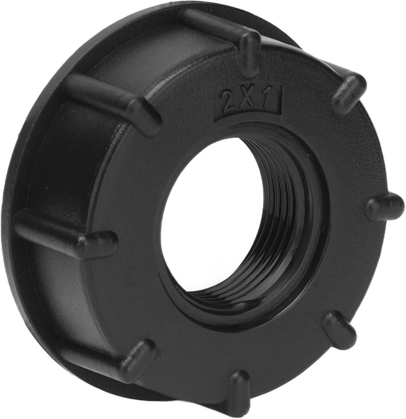 3 قطع من موصل IBC البلاستيكي بقطر داخلي 60 مم مع محول خرطوم بفتحة G1 ذات خيوط خشنة - Image 4