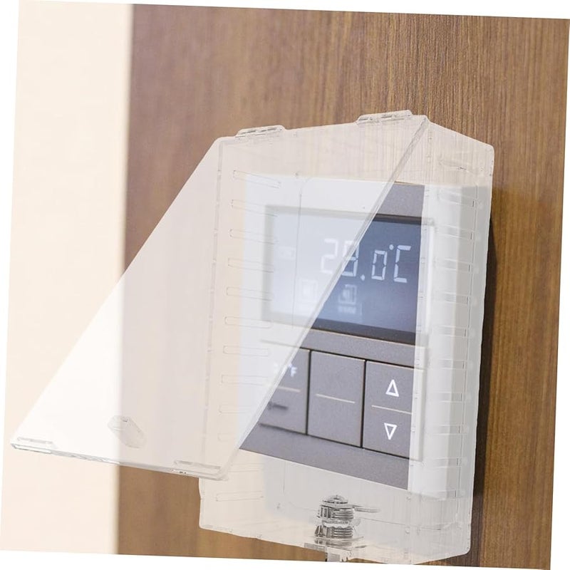 Thermostat Lock Box with Keyed Access Transparent Cover for Protection and Easy Visibility - Image 4