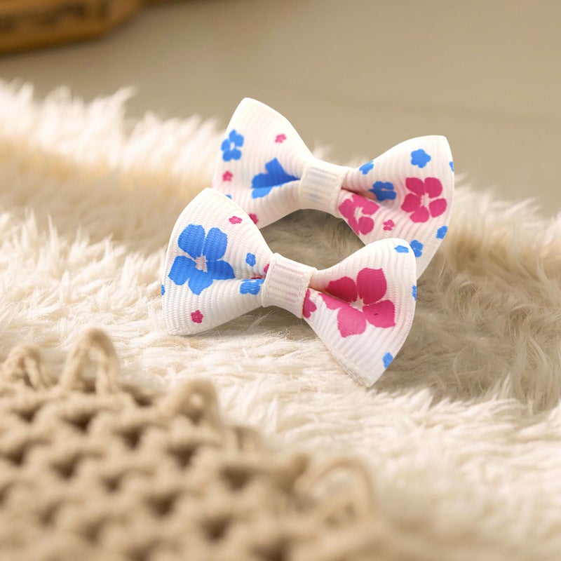 QingHan Dog Hair Bows Small Puppy Clips for Pet Grooming Accessories Doggy Gifts 60Pcs (30 Pairs) - Image 5